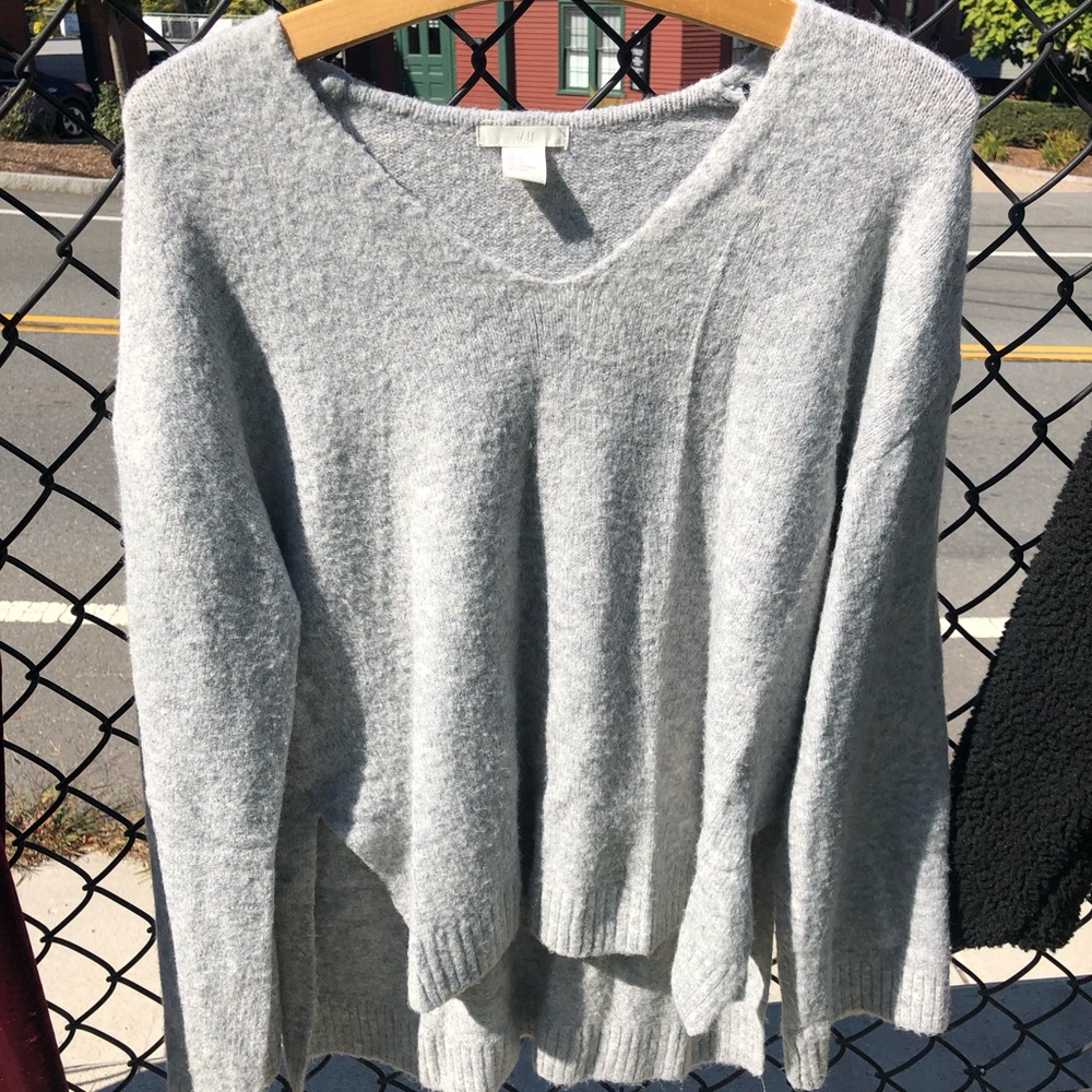Gray sweater